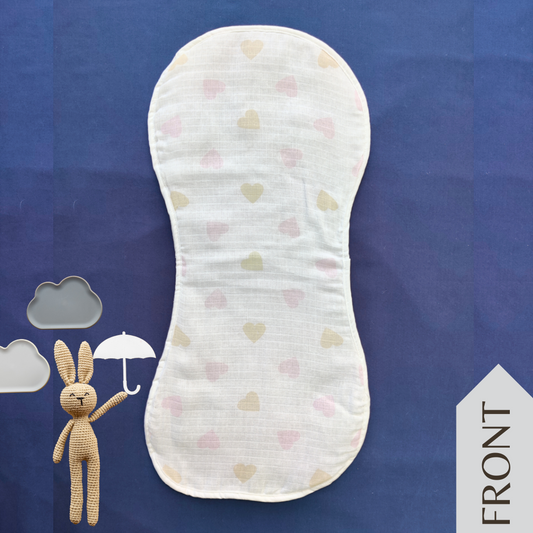 Sweet Heart Burp Cloth