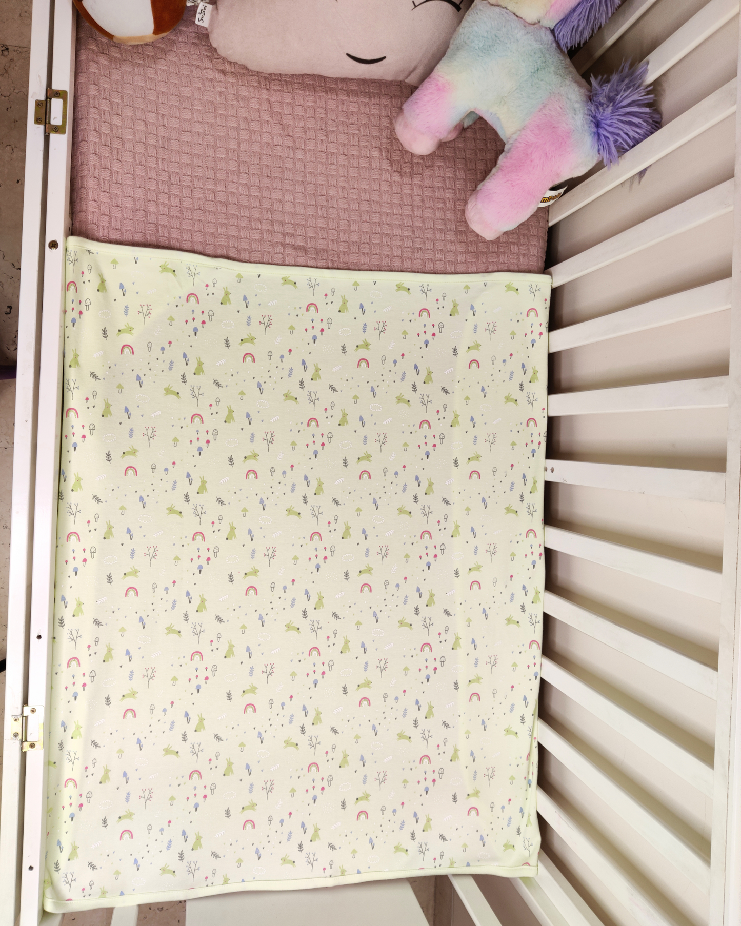 Hello Spring Swaddling Blanket