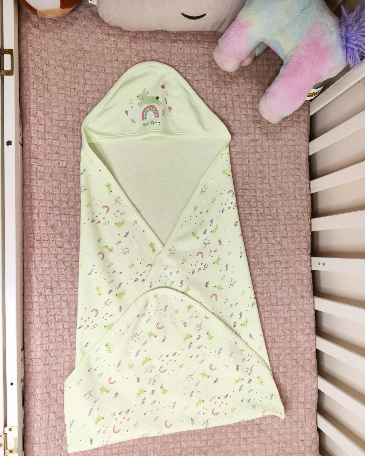 Hello Spring Swaddling Blanket
