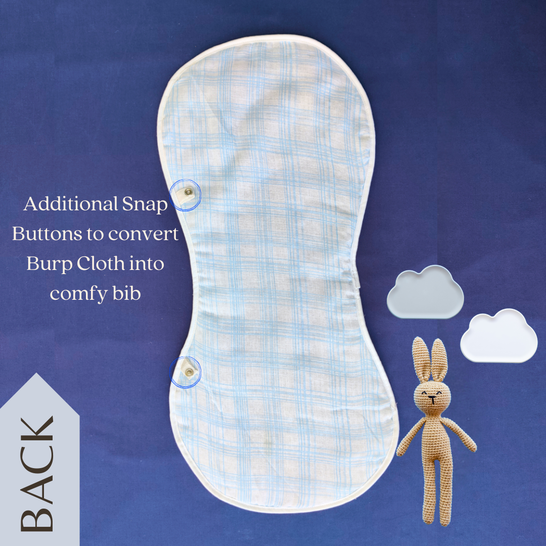 Checks Burp Cloth