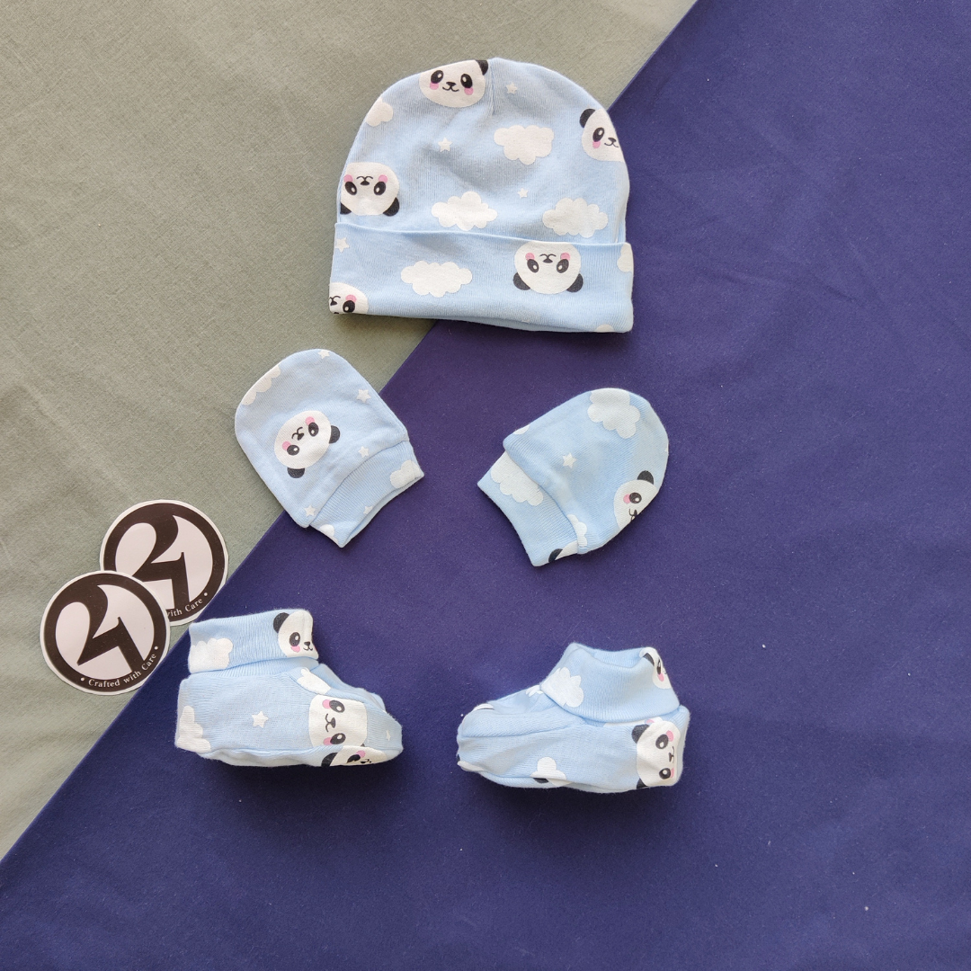 Bears Cap, Socks and Mitten Set