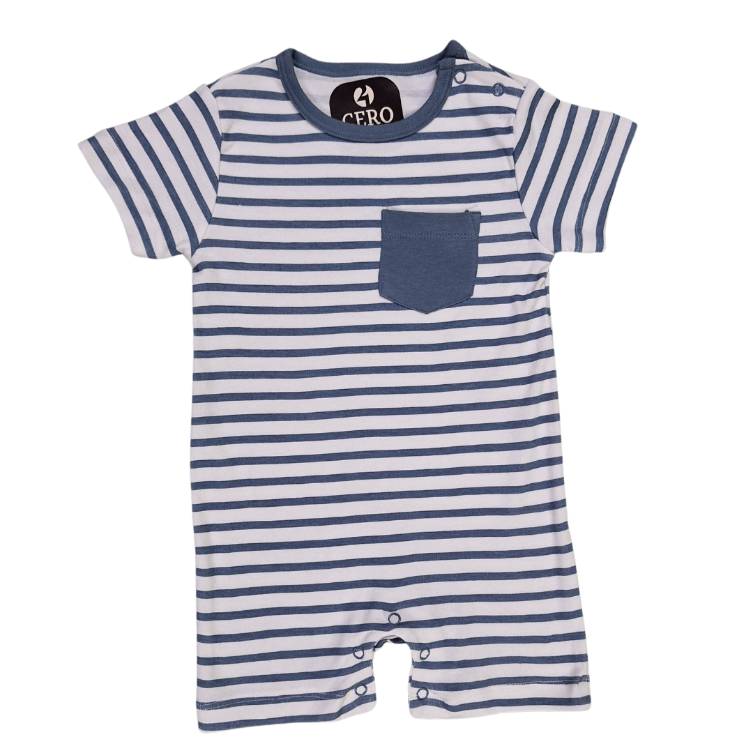 Stripes Pocket Romper