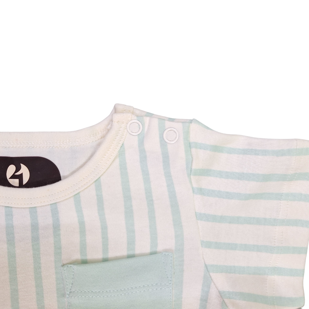 Stripes Pocket Romper