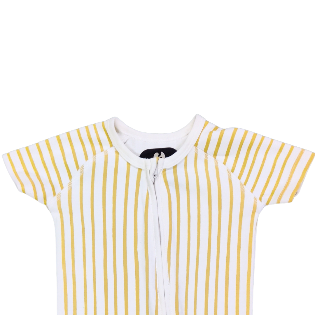 Stripes Romper with Zip