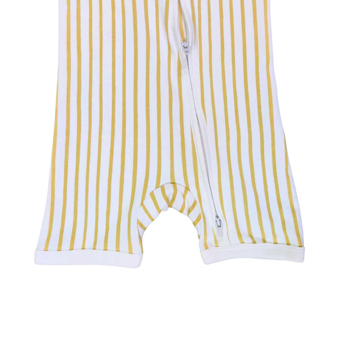 Stripes Romper with Zip