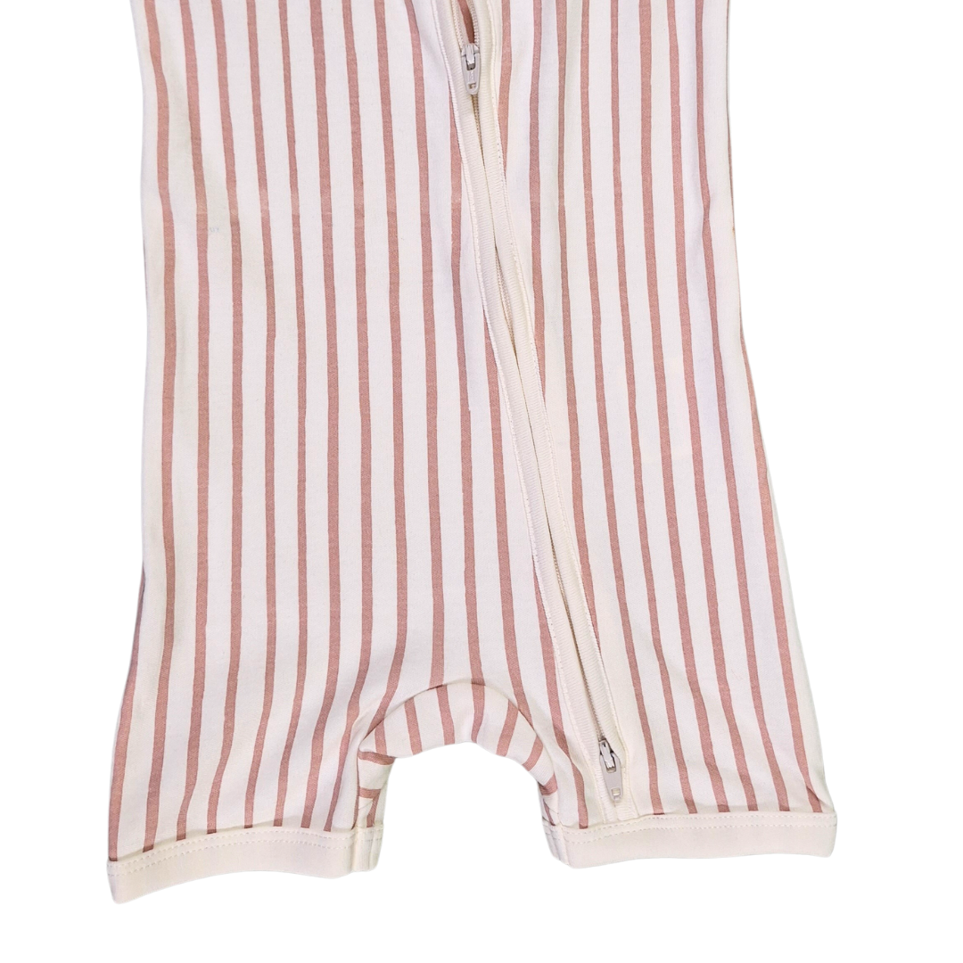 Stripes Romper with Zip
